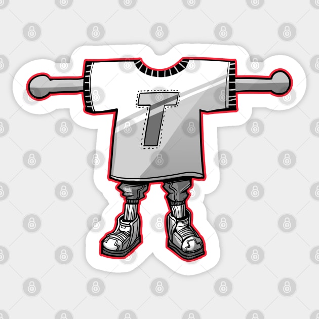 Cool Streetwear T-POSE Sticker by evumango